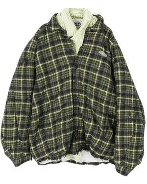 Natasha Zinko Surchemise À Patch Logo - Vert