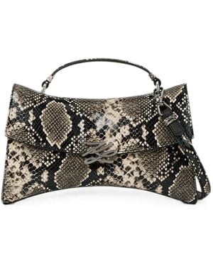 KARL LAGERFELD K/Autograph Twist Top-Handle Bag - Black