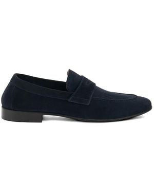BOGGI Suede Leather Loafers - Blue