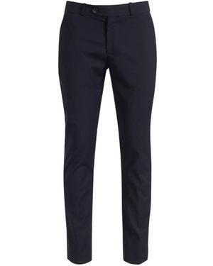 Rrd Belt-Loops Button-Fastening Trousers - Blue