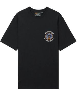 Alpha Industries Air Force パッチ Tシャツ - ブラック