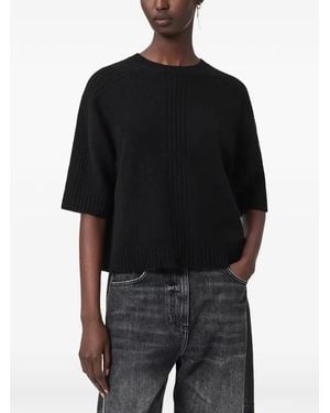AllSaints Nix Round-Neck Sweater - Black