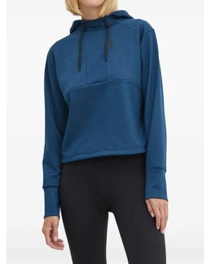Colmar Logo-Detail Long-Sleeved Hoodie - Blue