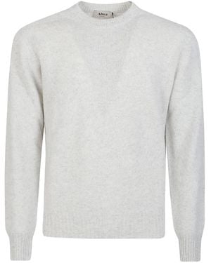 Altea Crew-Neck Wool Sweater - White