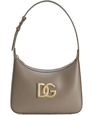 Dolce & Gabbana レザーショルダーバッグ - ホワイト