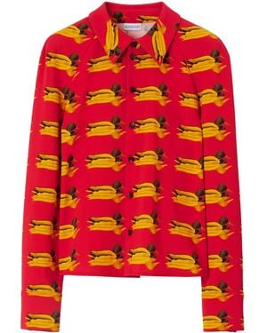 Burberry モノグラム スプレッドカラーシャツ