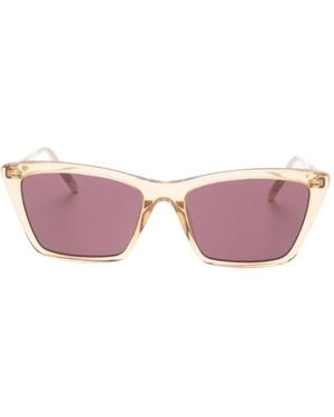Saint Laurent Mica Cat-Eye Sunglasses - Pink