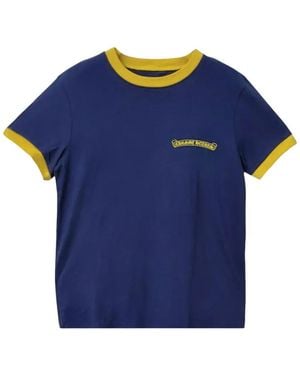 Chrome Hearts Roller Skates Horseshoe T-Shirt - Blue