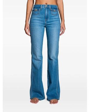 ASKK NY 70's Flap-Pocket Flared Jeans - Blue