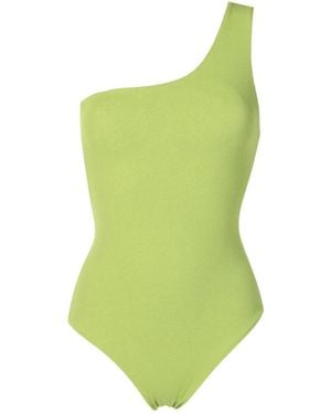 Lenny Niemeyer One-Shoulder Swimsuit - Green