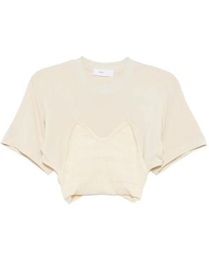 Toga Gelaagd T-Shirt - Naturel