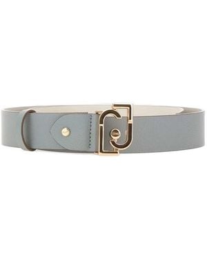 Liu Jo Logo-Buckle Belt - Blanc
