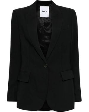 Day Birger et Mikkelsen Gabardine Single Breasted Blazer - Black