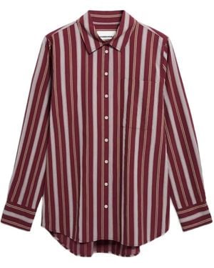 ARMEDANGELS Chemise Ample À Rayures - Red