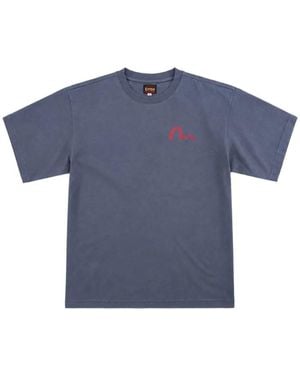 Evisu Heart Cowgirl Graphic-Print T-Shirt - Blue
