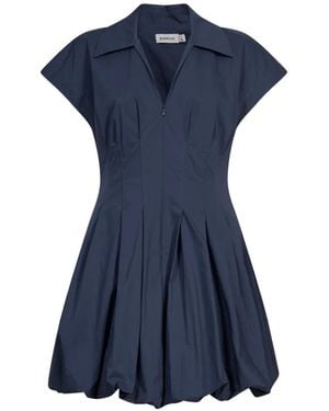 Jonathan Simkhai Lirinne Bubble-Hem Minidress - Blue