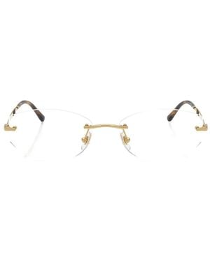 Ray-Ban Rb3792V Rimless Geometric-Frame Glasses - White