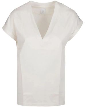 Eleventy Cuffed T-Shirt - White