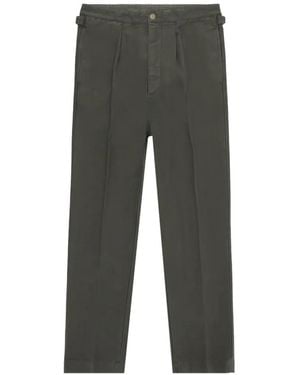 Fortela Oklahoma Pleated Trousers - Grey