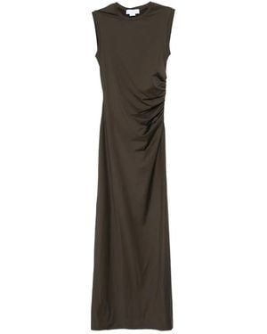 Stella McCartney Ruched-Detail Maxi Dress - Green