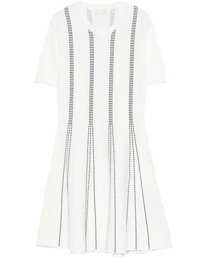 Liu Jo Stitched Dress - White