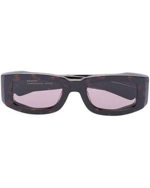Etudes Studio Correspondence Tortoiseshell-Effect Sunglasses - Blue