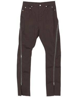 Rick Owens Zip-Detailing Trousers - Grey