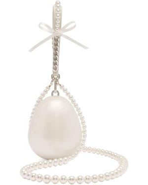 Simone Rocha Egg Clutch - Weiß