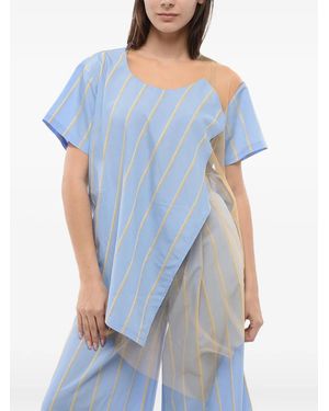 Viktor & Rolf Striped Blouse - Blue