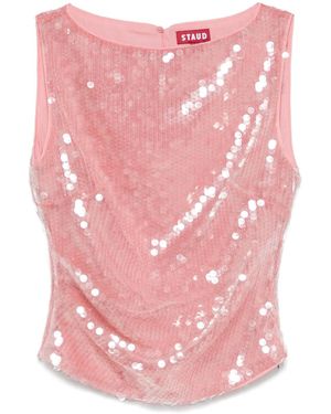 STAUD Eton Top - Pink