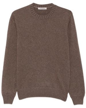 Fileria Cashmere Crew-Neck Jumper - Brown