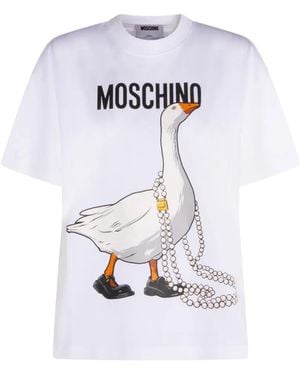 Moschino Goose-Print T-Shirt - White