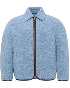 JW Anderson ジップアップ ボンバージャケット - ブルー