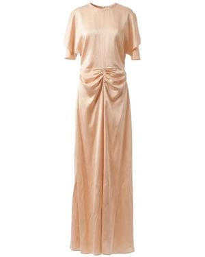 Victoria Beckham Crew Neck Maxi Dress - White