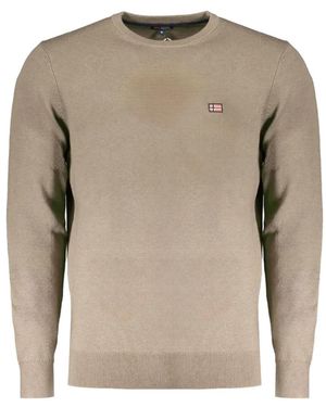 Norway 1963 Logo-Patch Crew-Neck Sweater - Natural