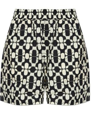 Moncler Patterned Shorts - Black