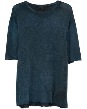 Avant Toi Boxy T-Shirt - Blue
