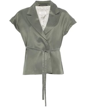 Peserico Belted Jacket - Green