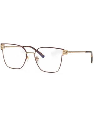 Chopard Geometric-Frame Glasses - White