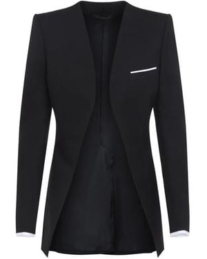 Tom Ford Collarless Jacket - Black