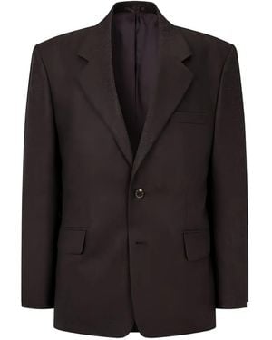 MAN ON THE BOON. Notched-Lapels Blazer - Black