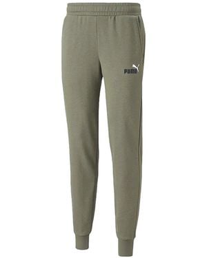 PUMA Logo-Embroidered Track Trousers - Green