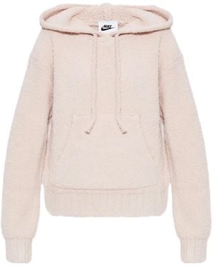 Nike Hoodie Phoenix En Tweed - Neutre