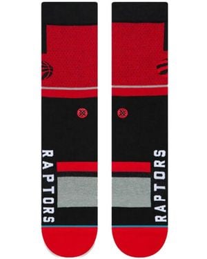 Stance Nba Raptors Crew Socks - Red