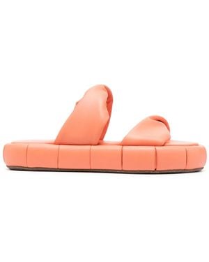 THEMOIRÈ Chanclas Con Diseño Cruzado - Rosa