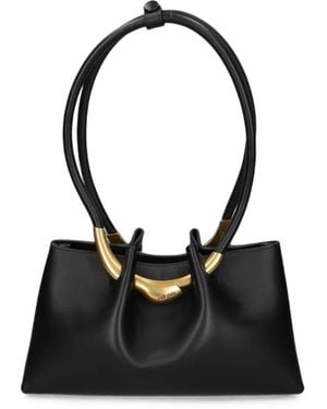 Cult Gaia Asa Shoulder Bag - Black