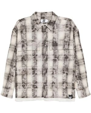 Izzue Logo-Patched Shirt - Multicolour