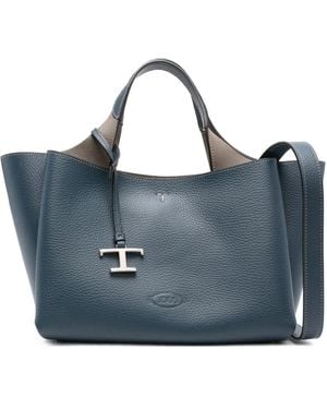 Tod's Mini Leather Handbag - Blue