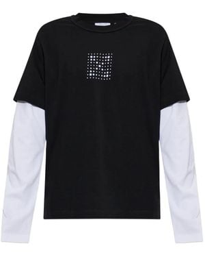 Off-White c/o Virgil Abloh T-Shirt À Manches Superposées - Black