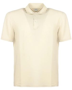 Fedeli Buttoned Polo Shirt - Natural